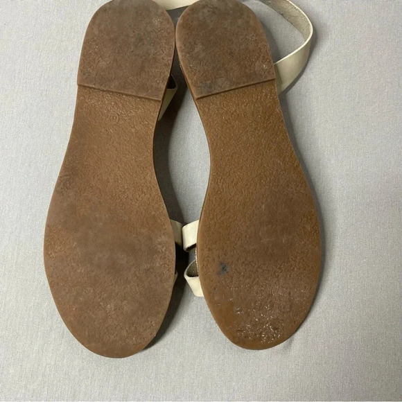 Madewell Boardwalk Dried Flax Leather Ankle Sandals - Picture 6 of 7